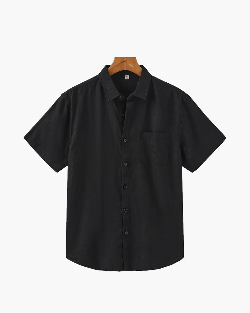 Cape Town - Camisa de Lino (Manga Corta)