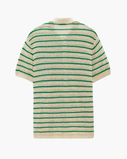 Marbella - Camisa de Botones Tejida